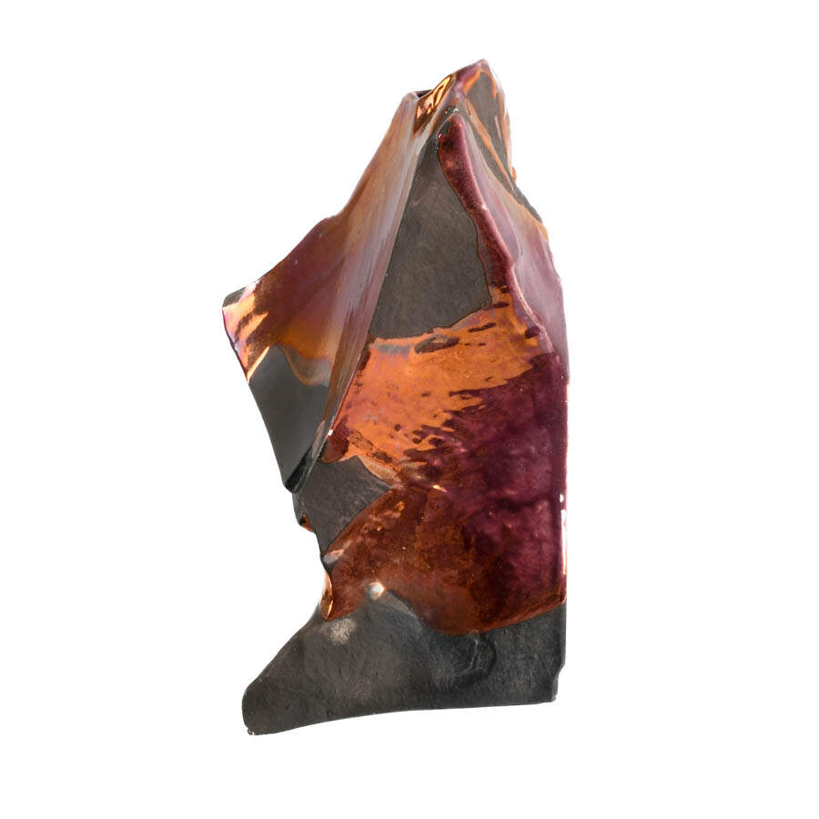 Tony Evans Mid-Century Modern Abstract Raku Vase-2