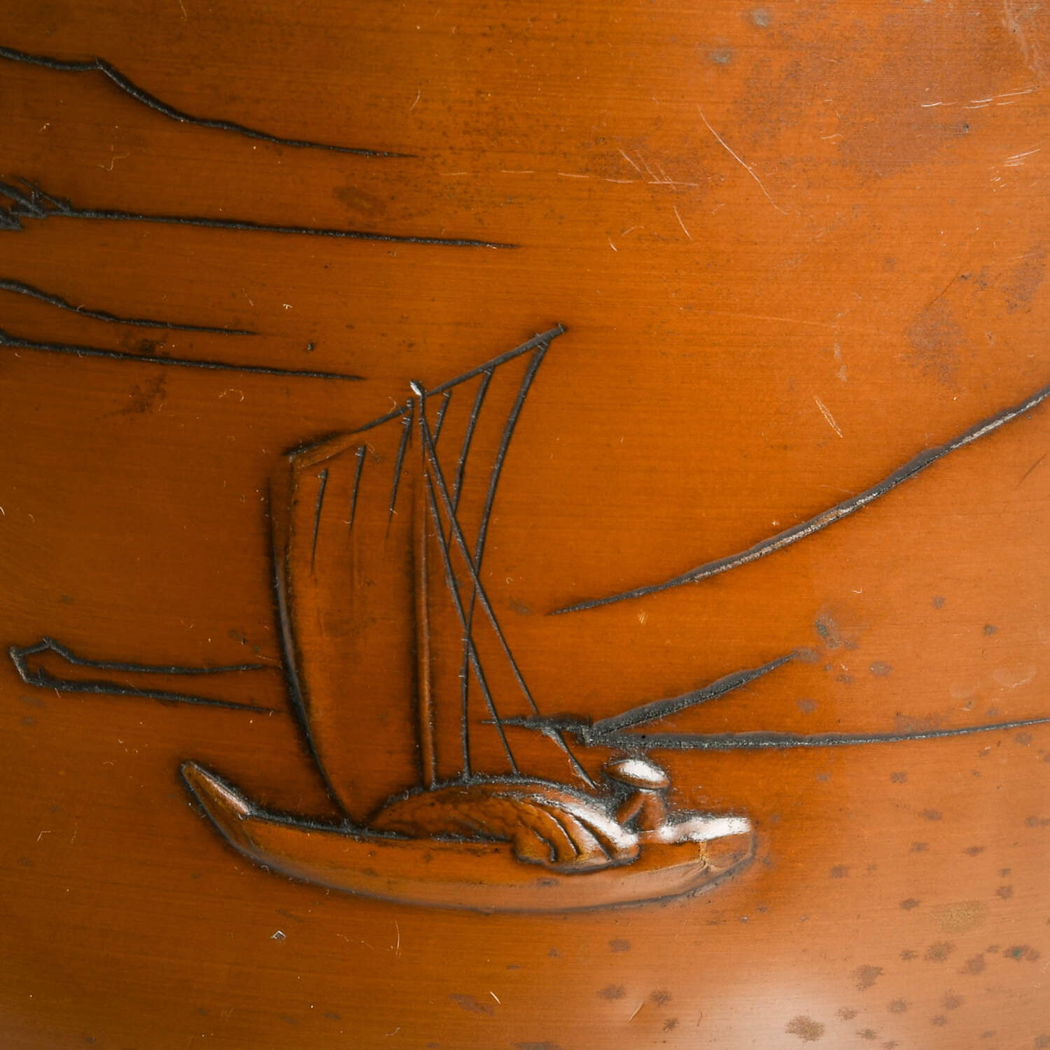 Mid-Century Bronze Asian Jardinière-6