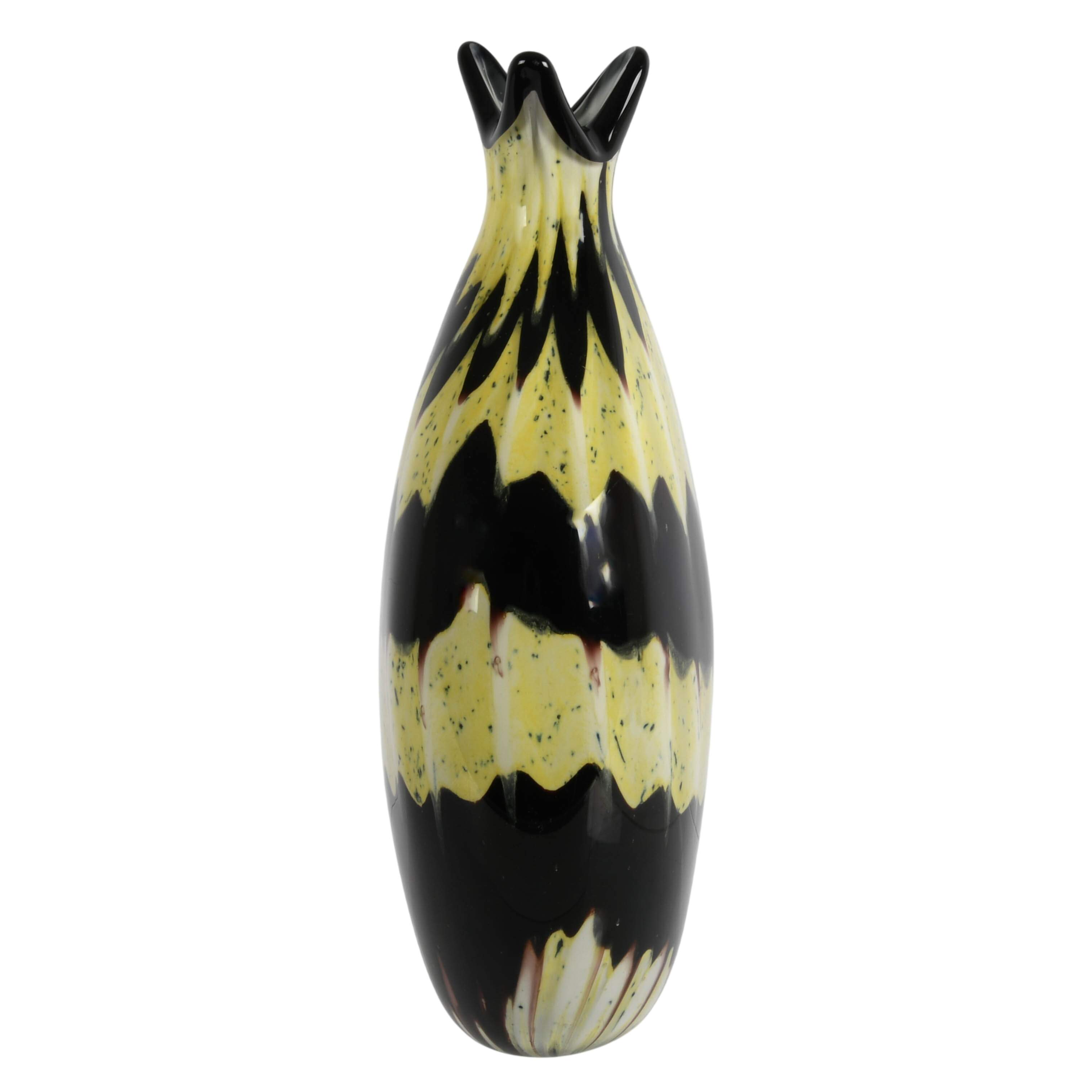 Murano Glass Careless Flame Vase-3
