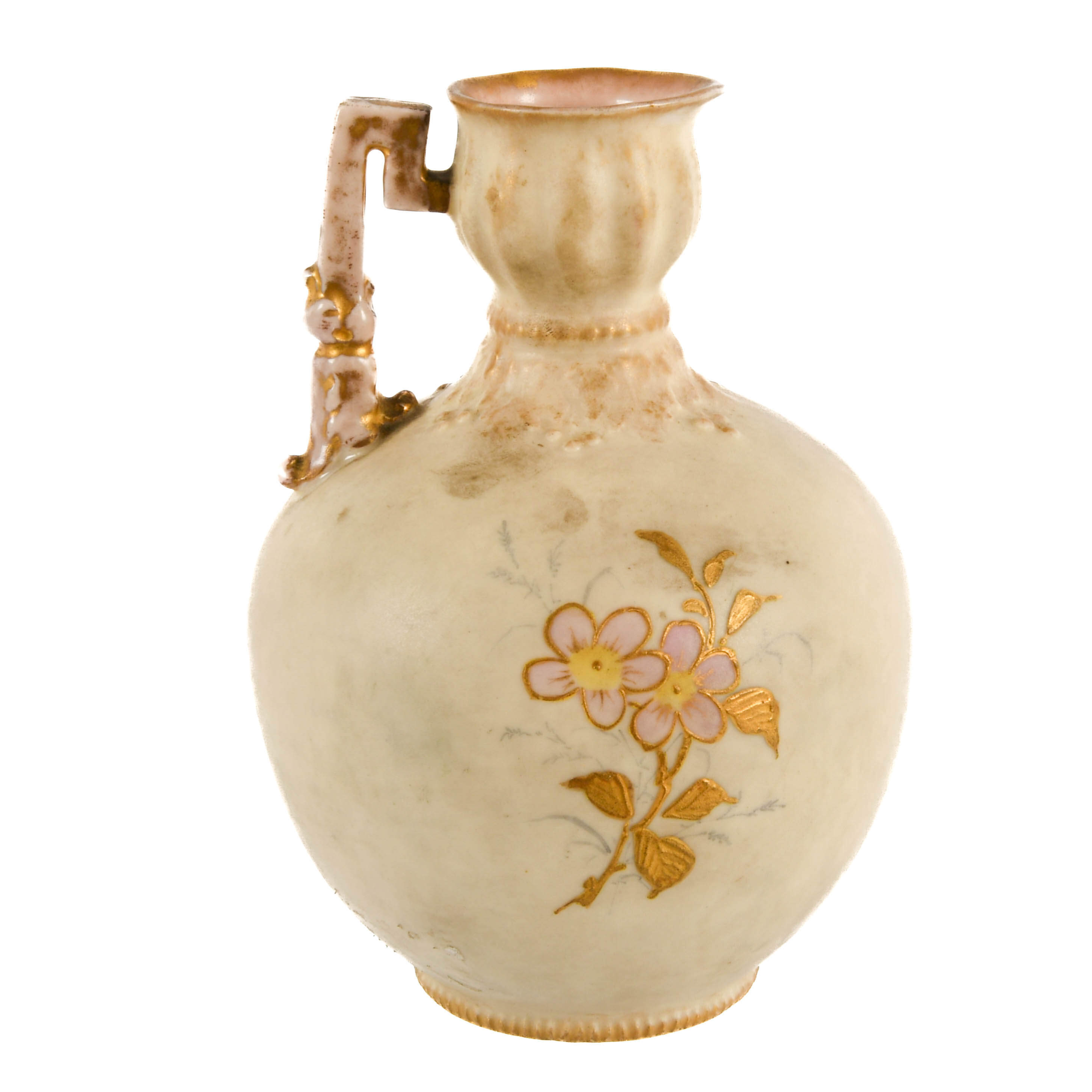 Antique Gold Trimmed Ewer-6