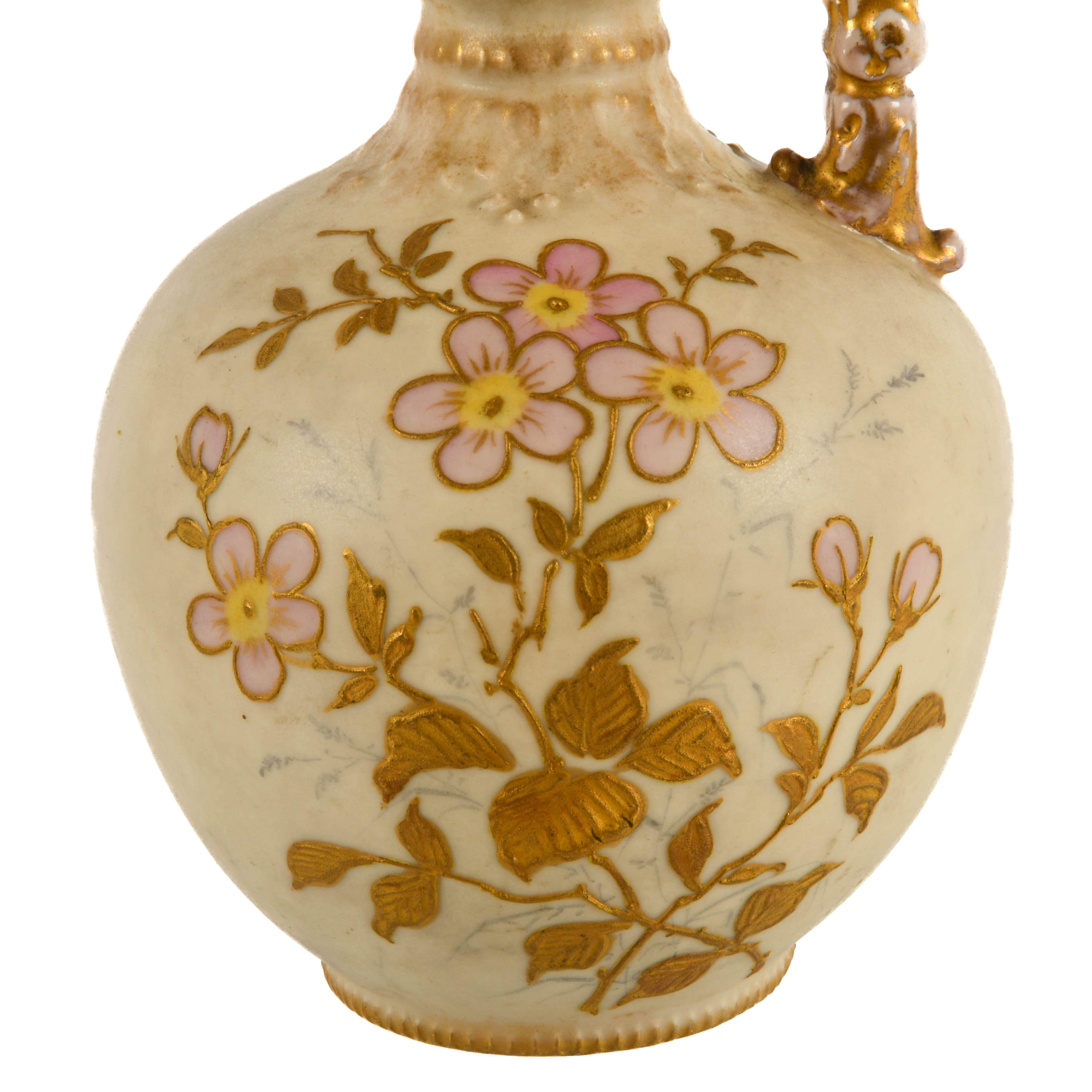 Antique Gold Trimmed Ewer-3