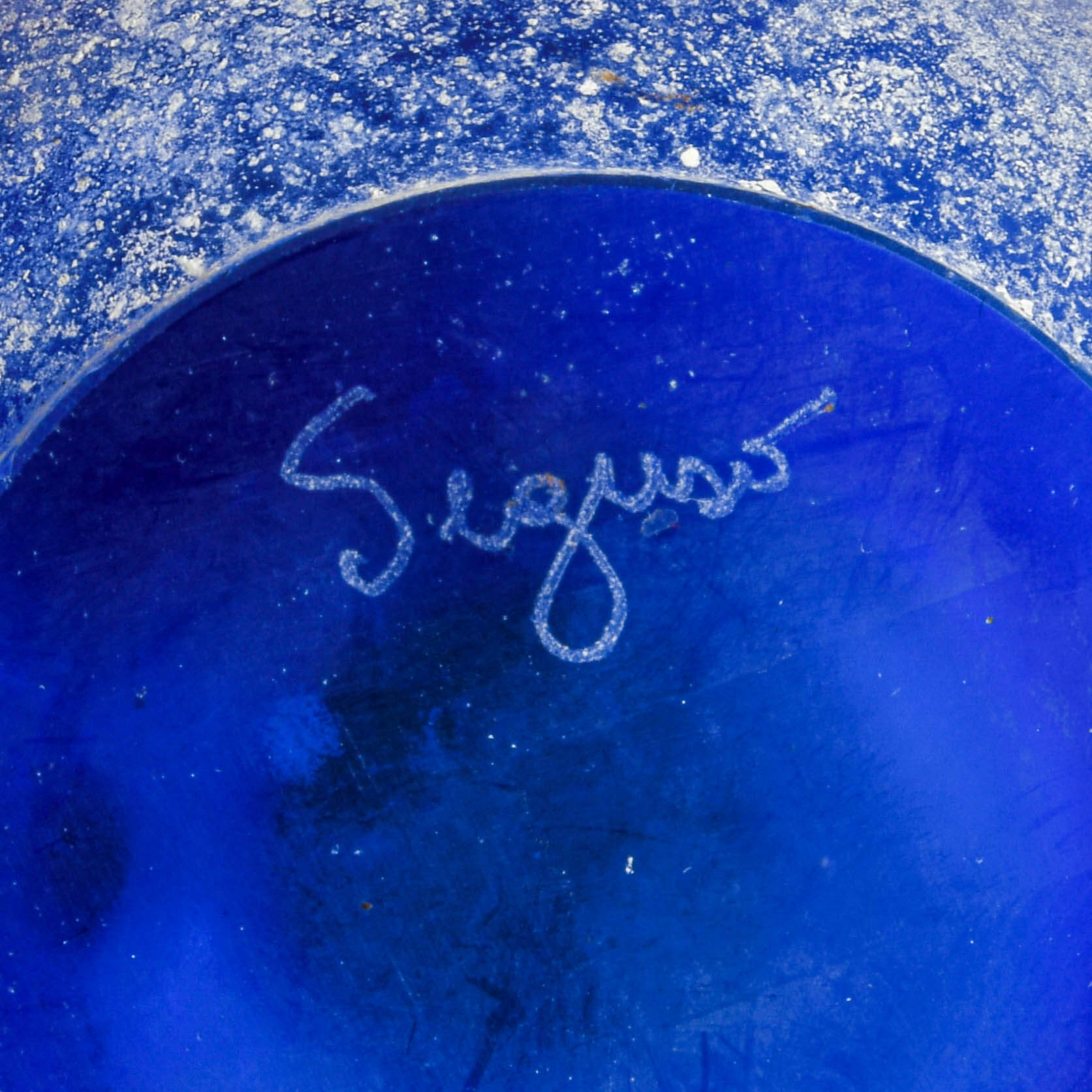 Signed Seguso Italian Art Glass Vase-7