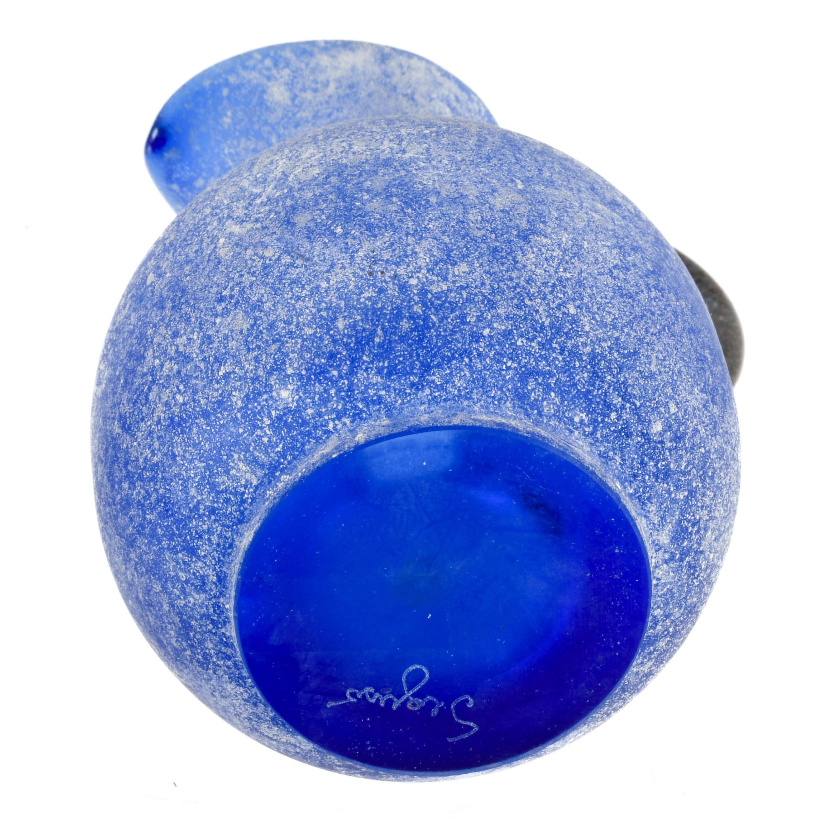 Signed Seguso Italian Art Glass Vase-6