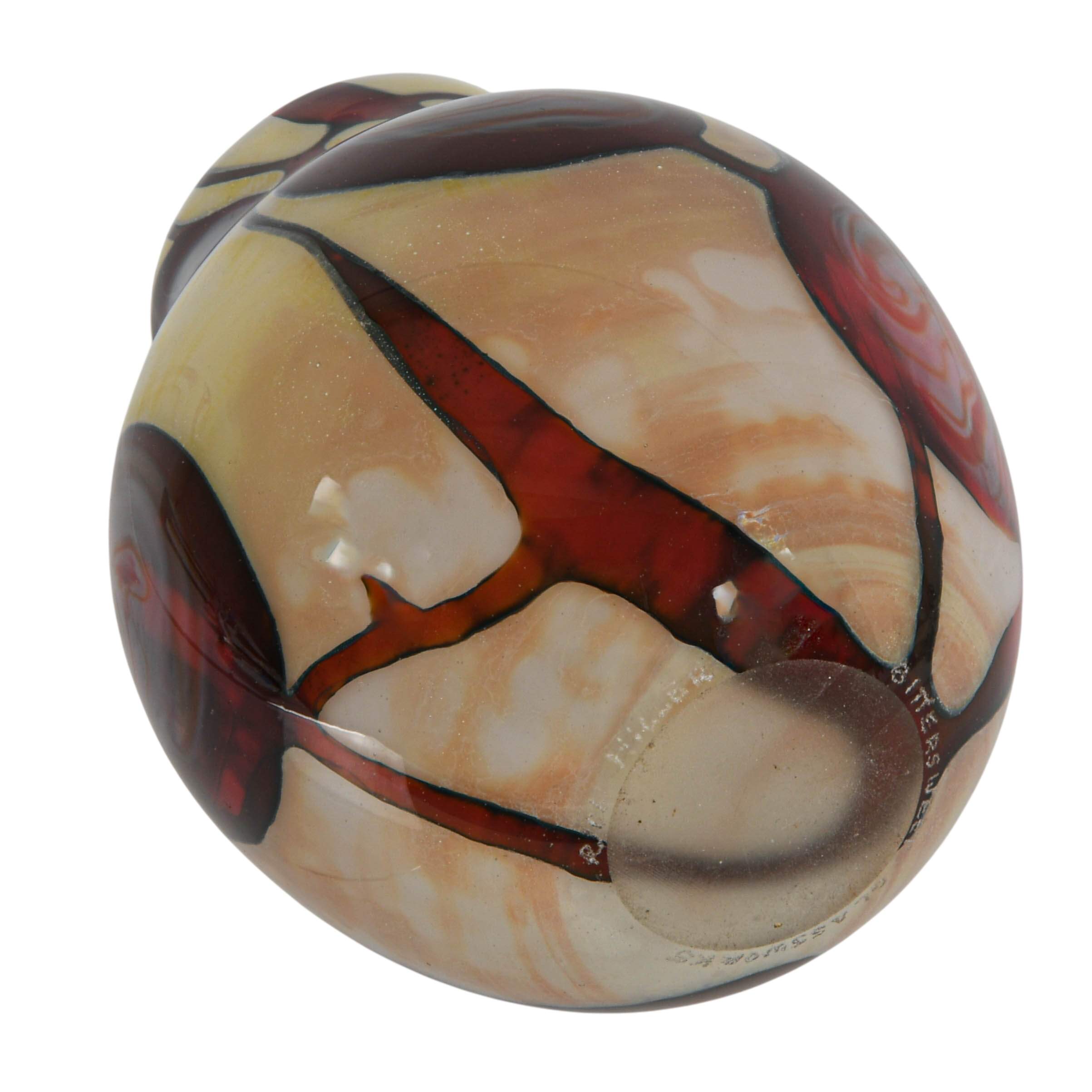 Signed Bittersweet Glassworks Rich Miller Art Glass Vase-6