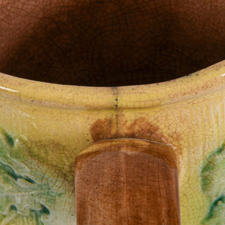 Antique 19th Century Majolica Deer Pitcher-8