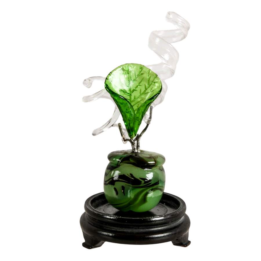 Victorian Flowers Glass in Miniature Vase-1