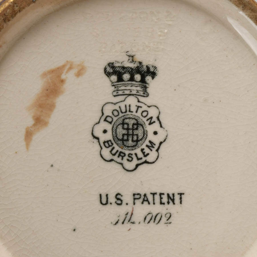 Antique Royal Doulton Lambeth Slater's Patent Ceramic Vase-6