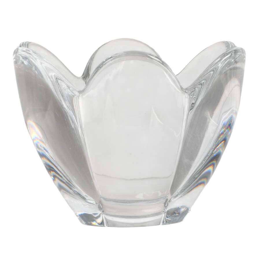 Flower Shaped Lead Crystal Vase After Orrefors-3