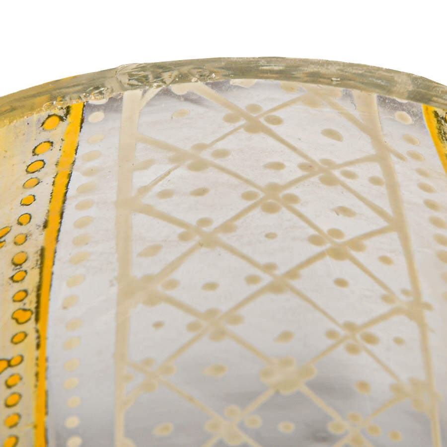 Antique Bohemian Hand-Painted Gilt Vase-3