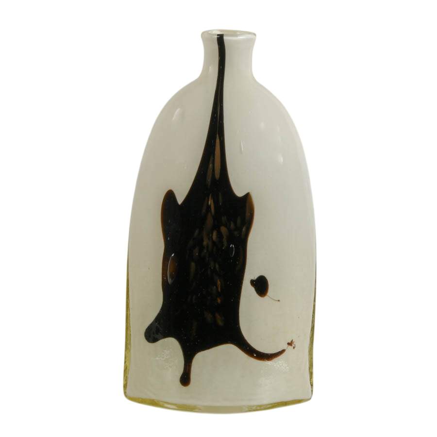 Murano Style Hand-Blown Monochrome Cased Glass Vase-1