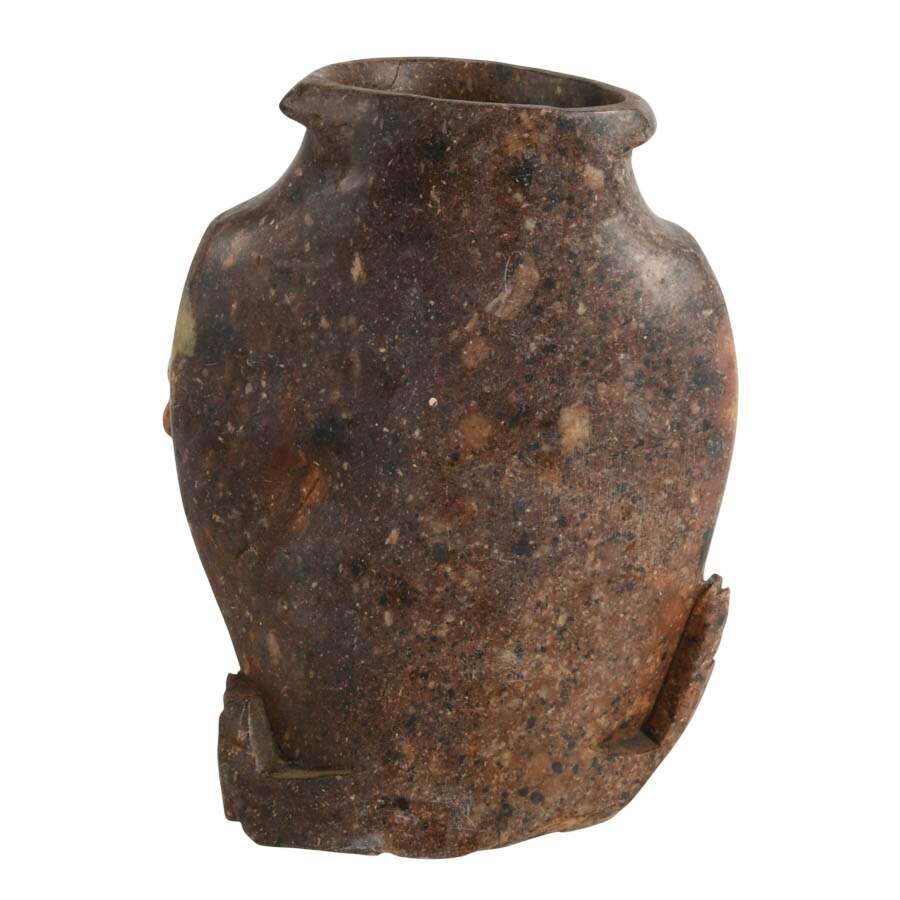 Chinese Hand-Carved Soapstone Vase-4
