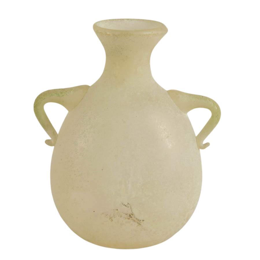 Mid-Century Modern Italian Signed Scavo Amphora Vase-4
