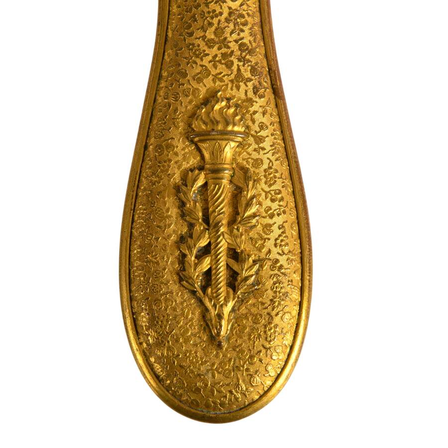 French Gilt Bronze Repoussé Five-Piece Vanity Set-4