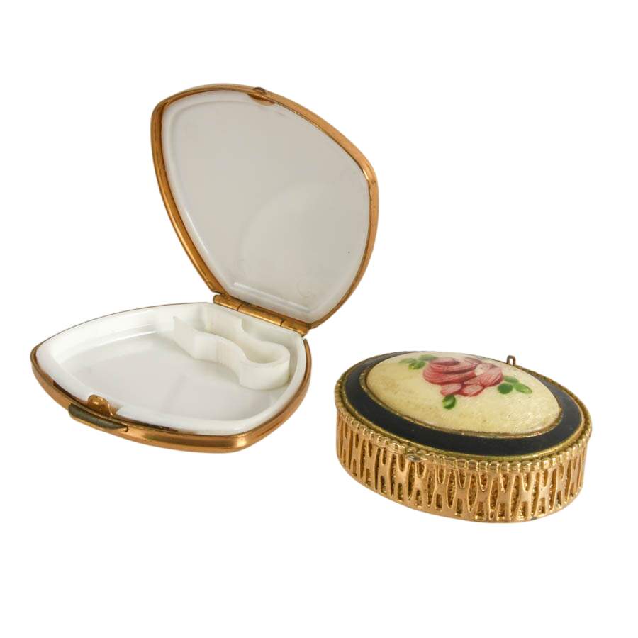 Six Floral Trinket Boxes-10