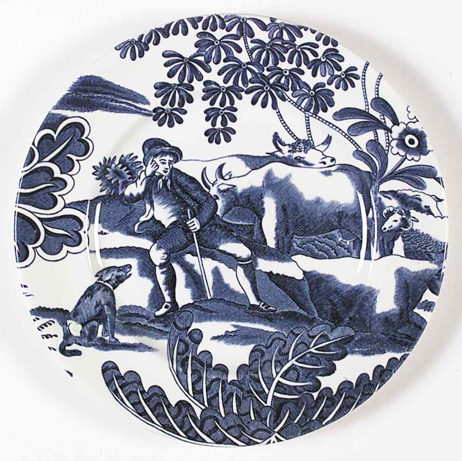 ティファニー&カンパニーによる「ティファニー・メナジェリー」4枚のプレートセット Tiffany Menagerie Salad Plate by Johnson Brothers | Replacements, Ltd.