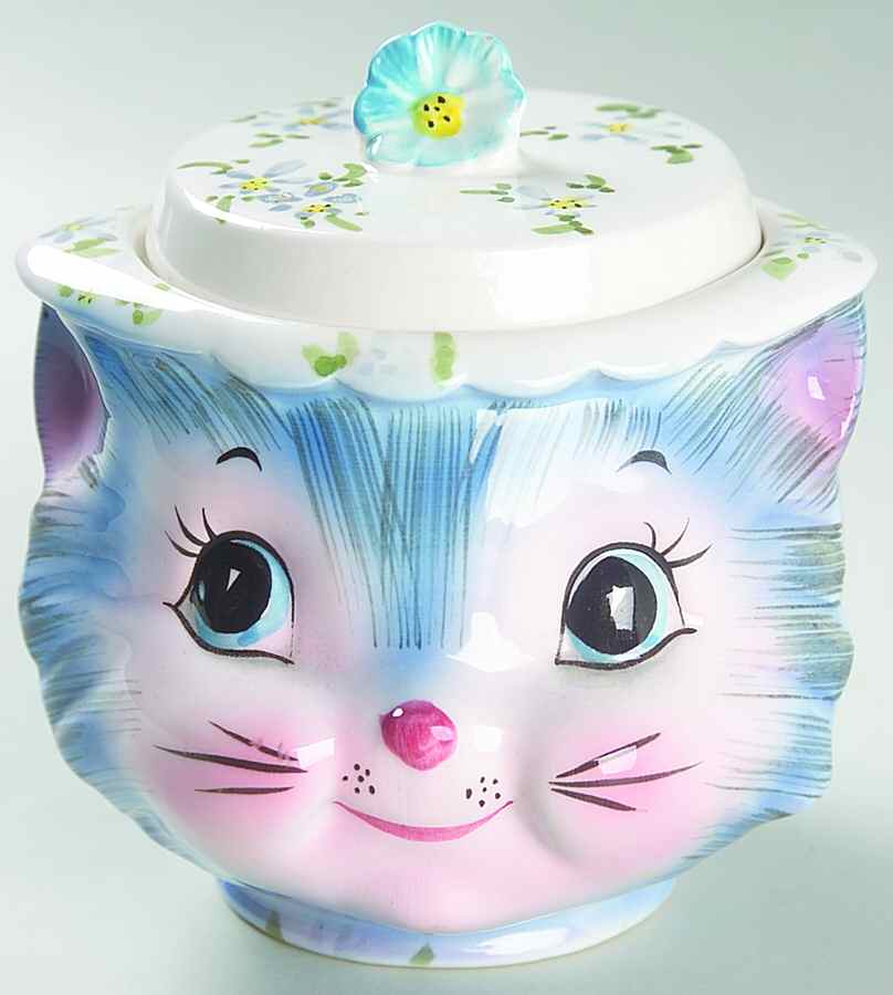 Miss Priss Sugar Bowl & Lid by Lefton | Replacements, Ltd.