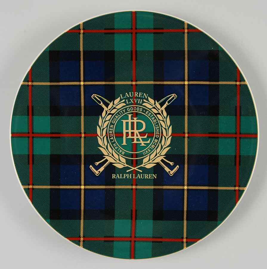Kilgour Tartan Salad/Dessert Plate by Ralph Lauren China
