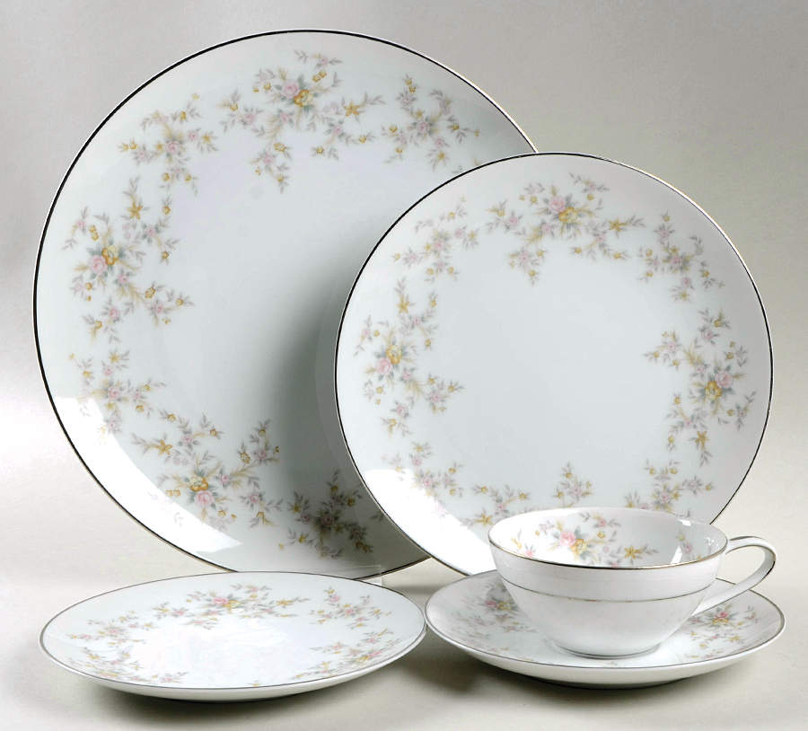 Arlene 5 Piece Place Setting by Noritake | Replacements, Ltd.