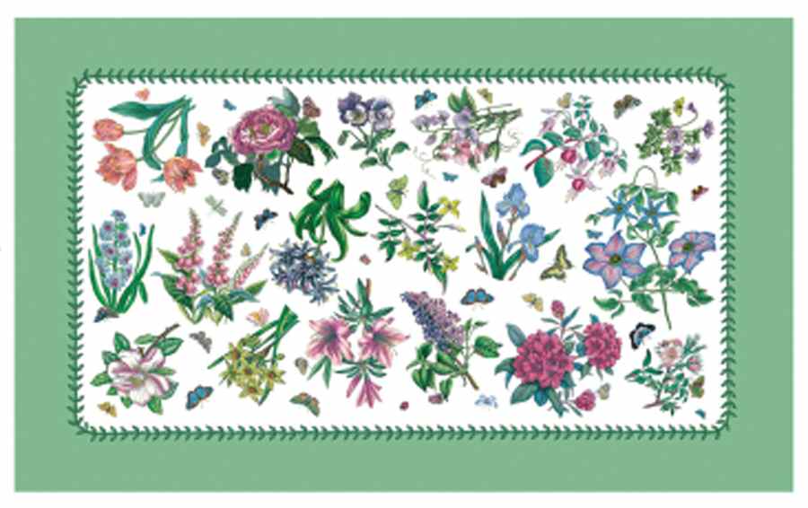 Botanic Garden 29" X 18" Tea Towel by Portmeirion-2