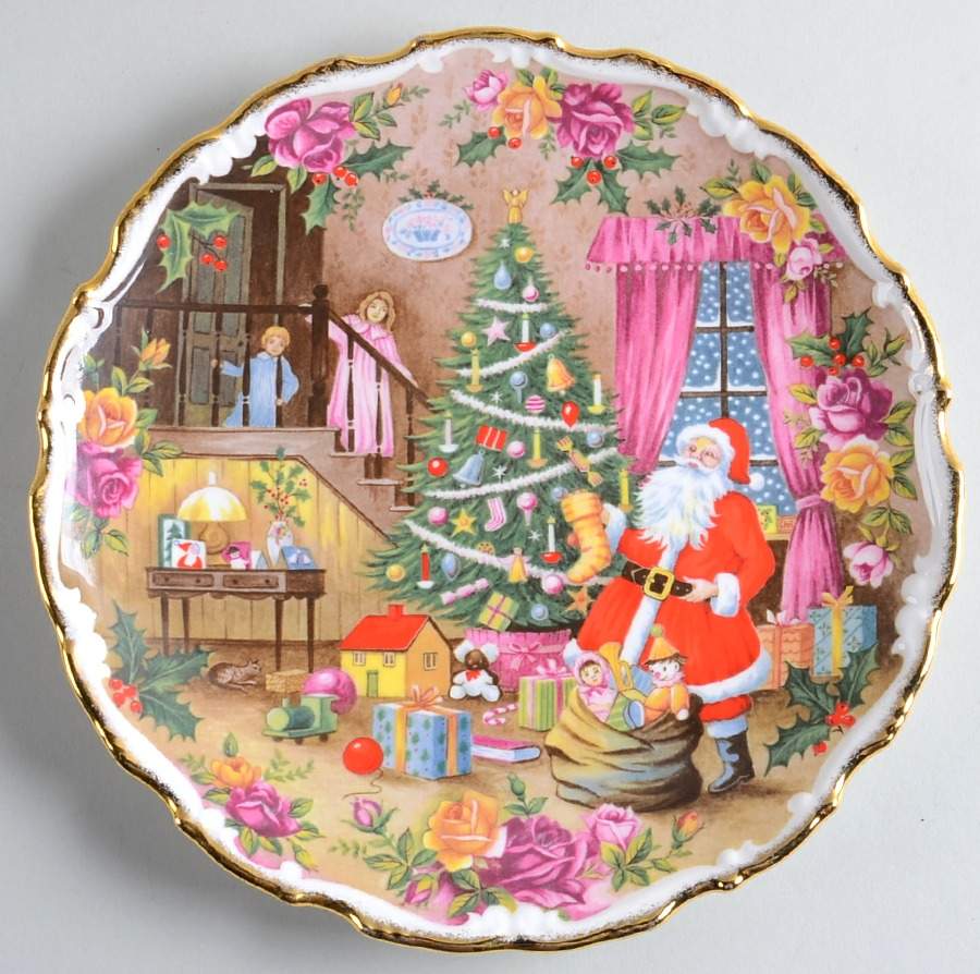 Christmas Magic Collector Plate by Royal Albert | Replacements, Ltd.