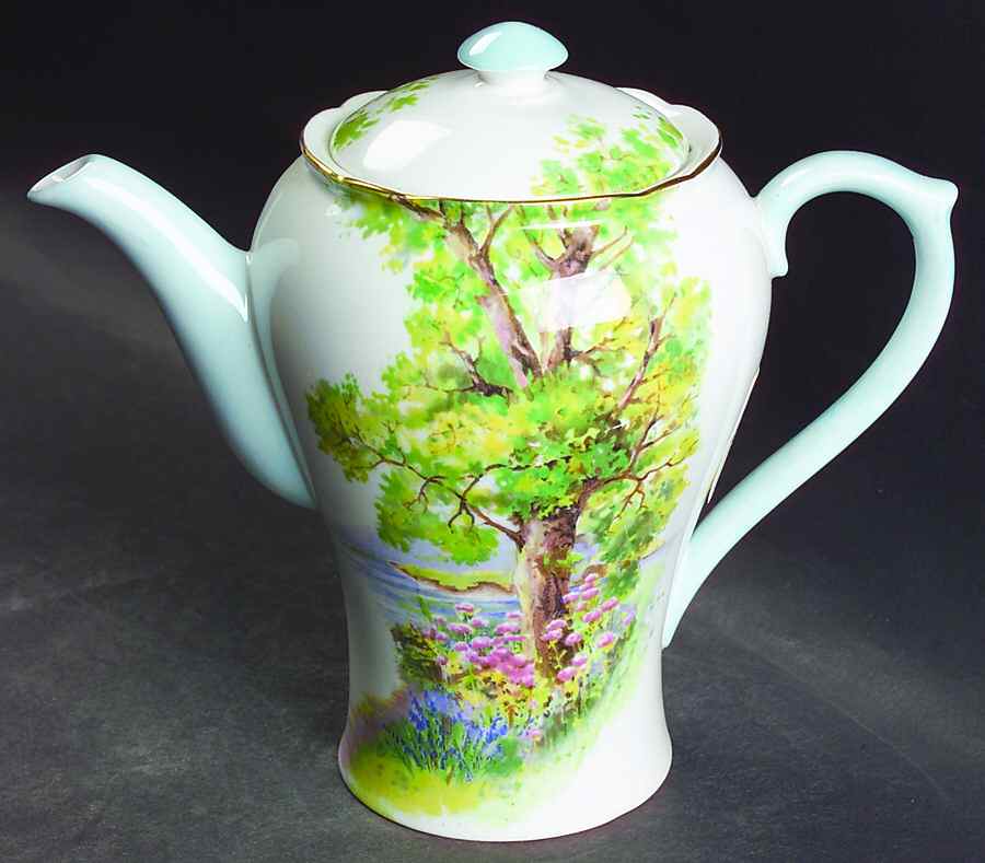 Woodland Coffee Pot & Lid by Shelley | Replacements, Ltd.