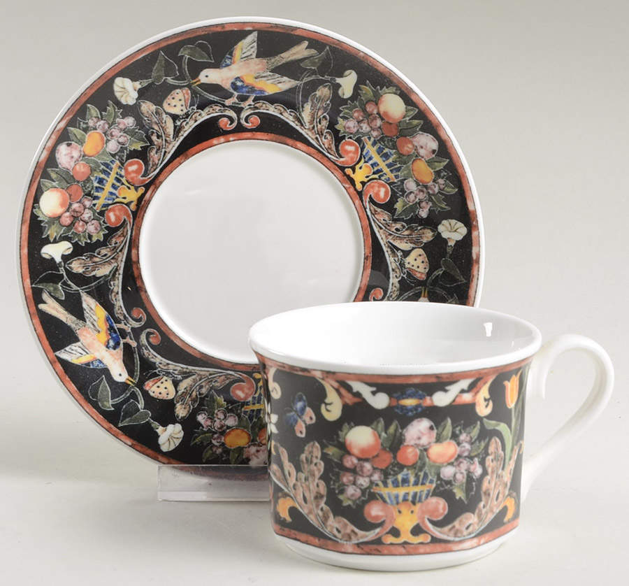 Intarsia Flat Cup & Saucer Set by Villeroy & Boch | Replacements, Ltd.