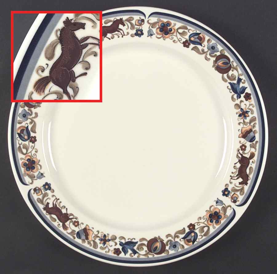 Villeroy & Boch Troubadour 2枚セット23.5cm Troubadour Dinner Plate by Villeroy & Boch | Replacements, Ltd.