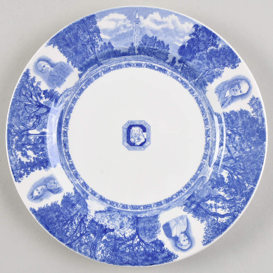 University of California Blue Salad Plate by Wedgwood-1