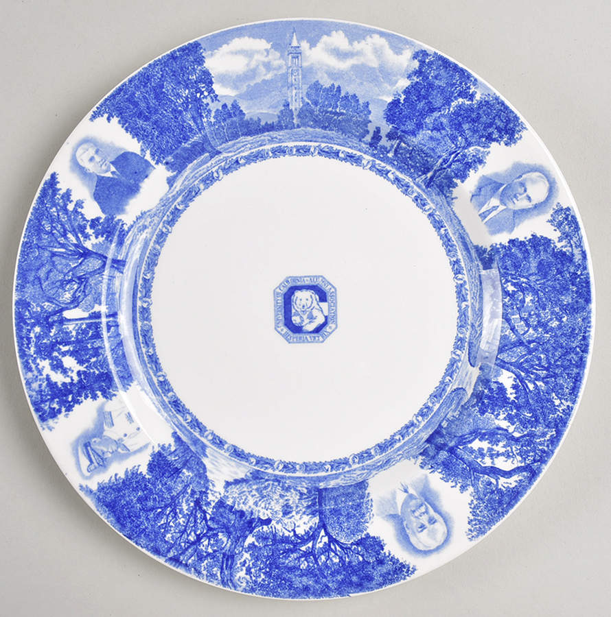 University of California Blue Salad Plate by Wedgwood-1
