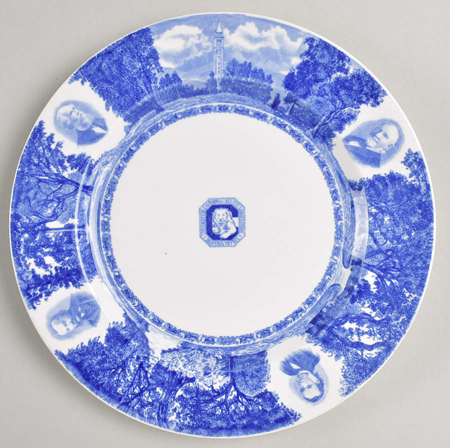 University of California Blue Salad Plate by Wedgwood-1