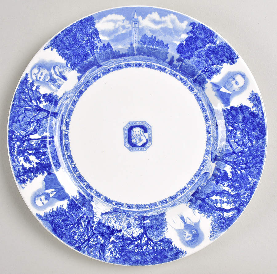 University of California Blue Salad Plate by Wedgwood-1