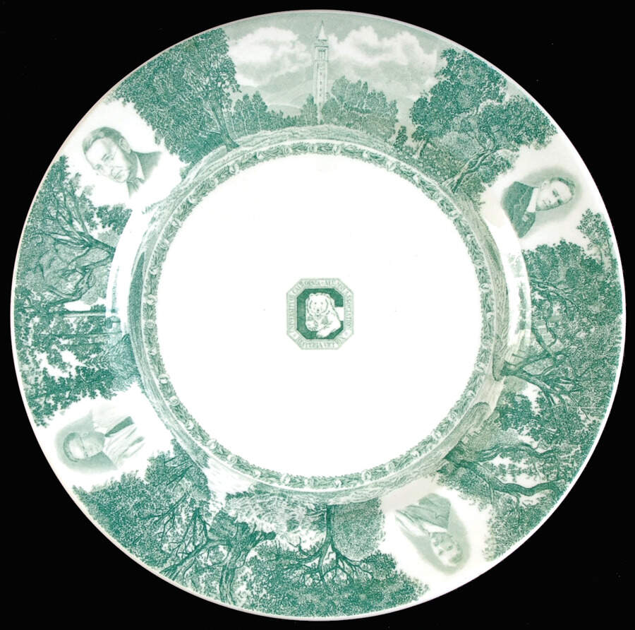 University of California Green Salad Plate by Wedgwood-1