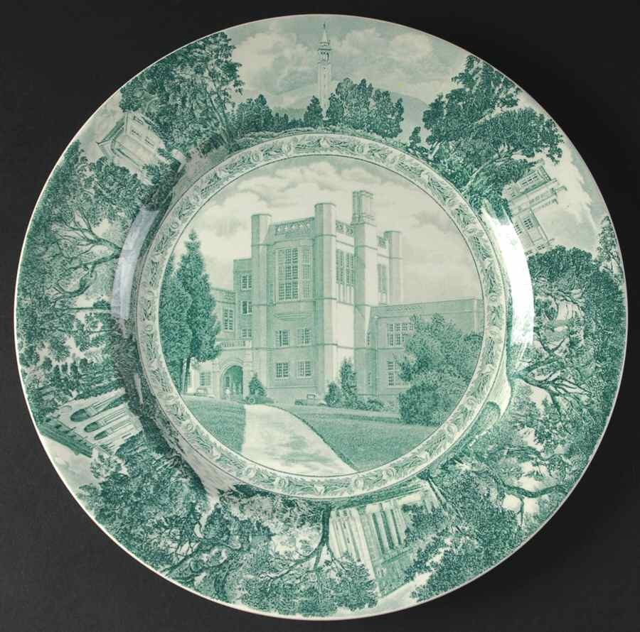University of California Green Dinner Plate by Wedgwood-1