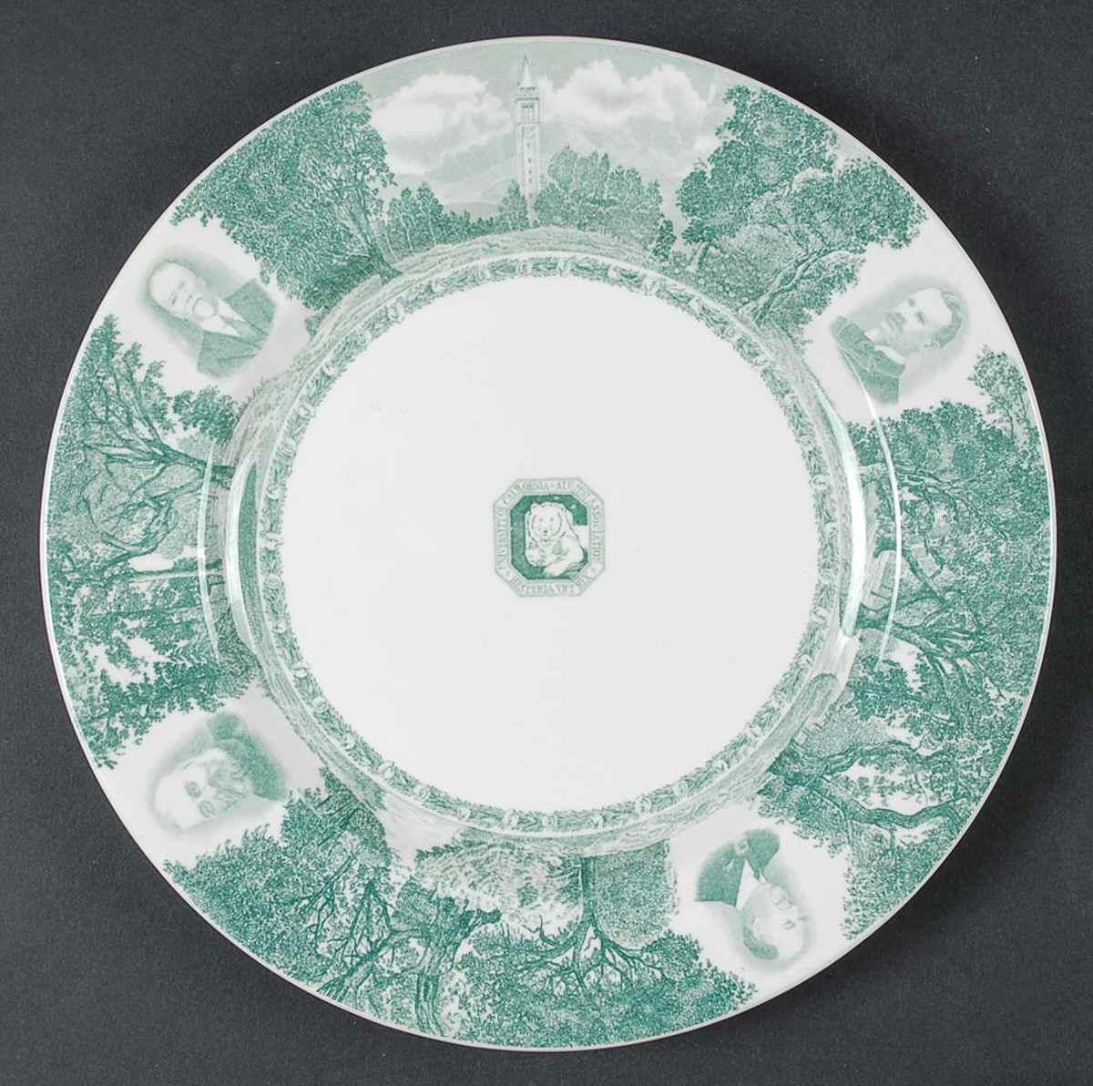 University of California Green Salad Plate by Wedgwood-1