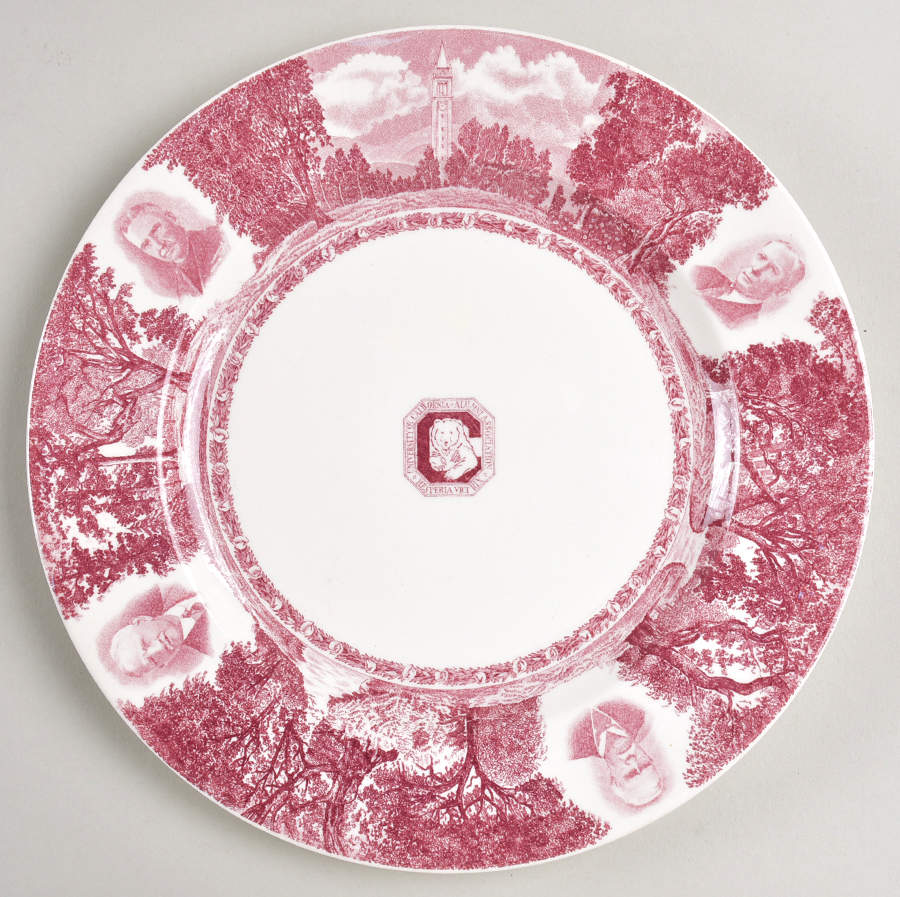 University of California Mulberry Salad Plate by Wedgwood-1