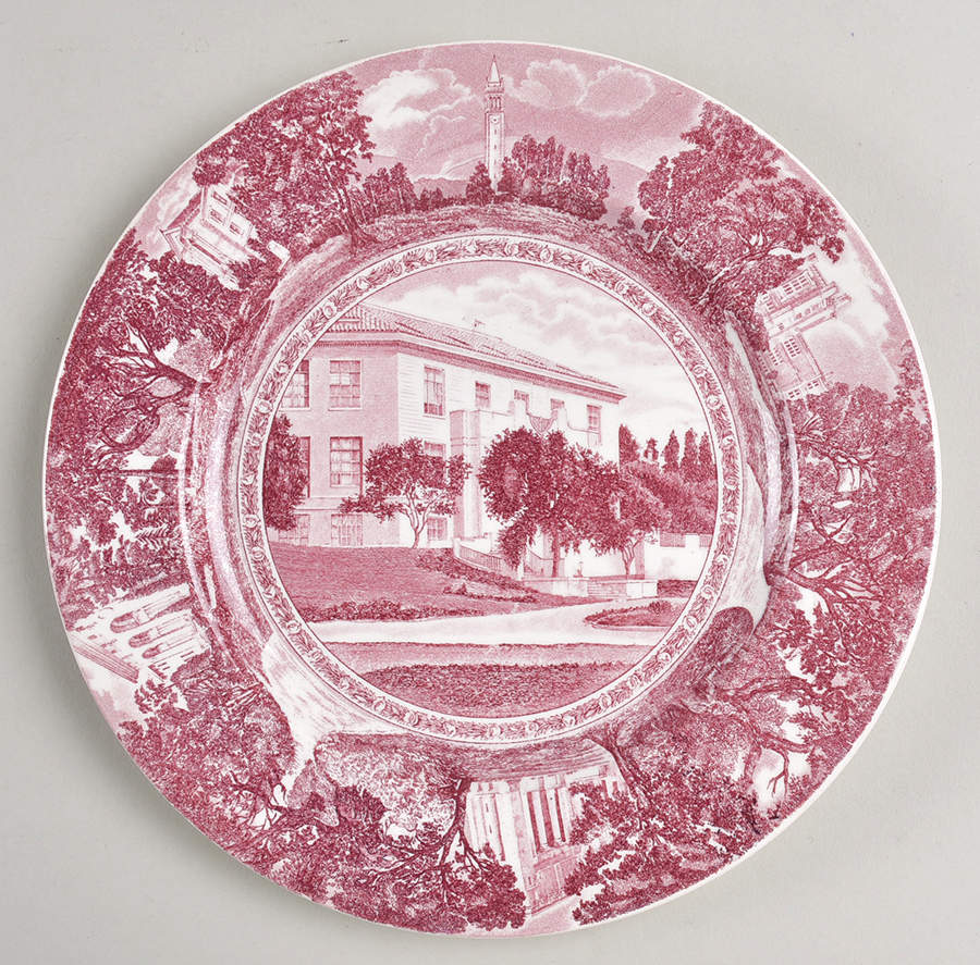 University of California Mulberry Salad Plate by Wedgwood-1