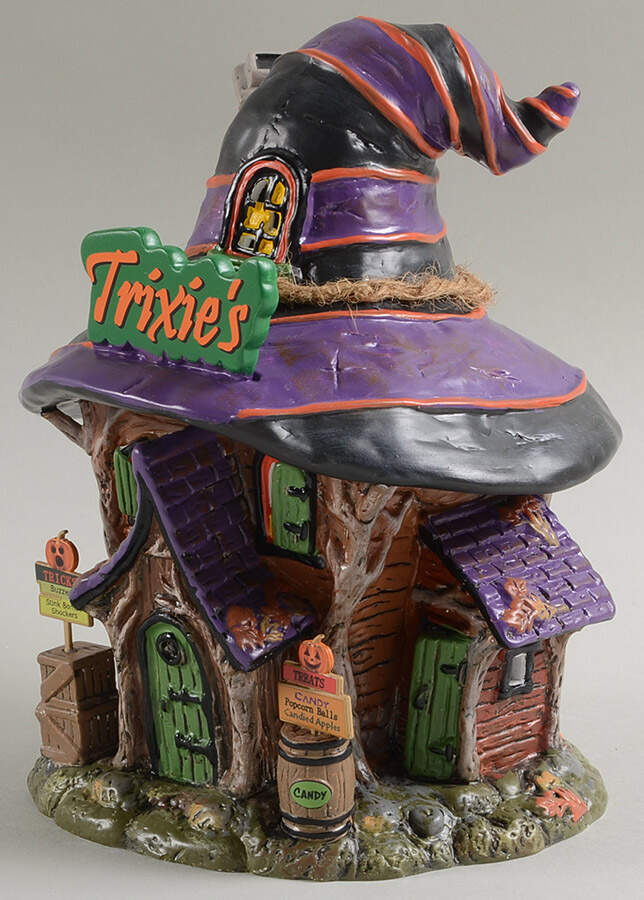 Witch Hollow-Snow Village Halloween Trixie's Tricks & Treats - Boxed by Department 56-2