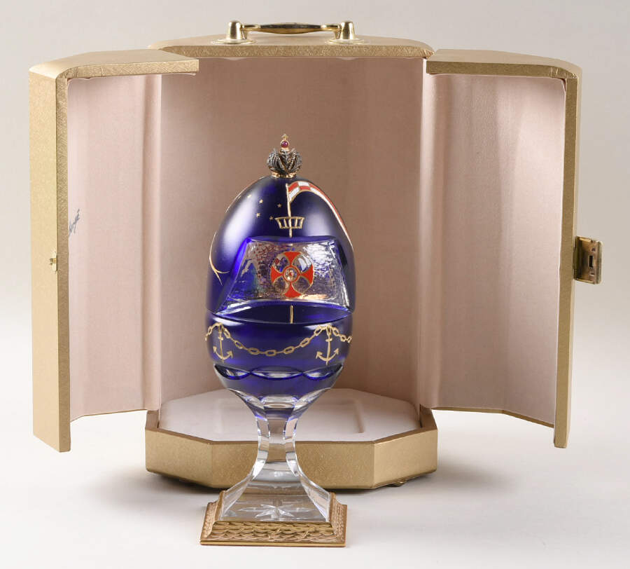 St Petersburg Collection The Columbus Egg - No Box by Theo Faberge-1