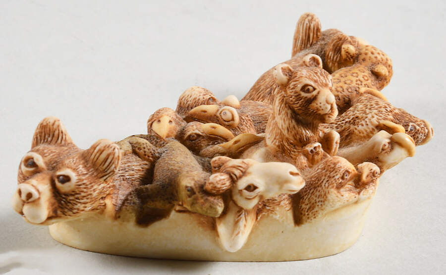Large Treasure Jests Noah's Lark - Boxed by Harmony Kingdom-3