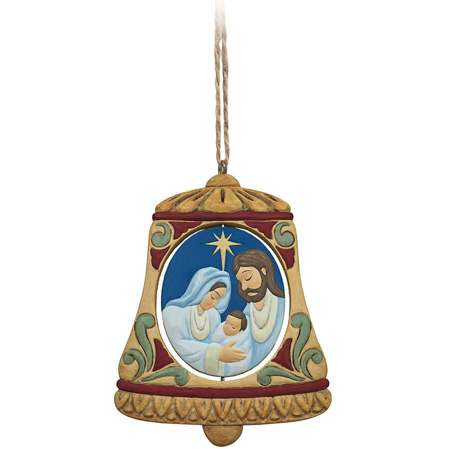 Annual Rotating Ornament Holy Family-Glory To The Newborn King - No Box Nb2025 by Jim Shore-1
