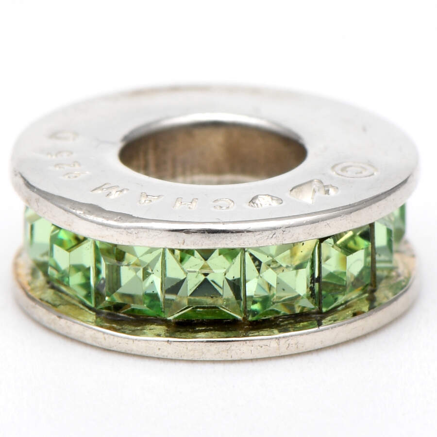 Sterling Chamilia Charms & Beads Flicker Bead - Peridot - No Box by Swarovski-1