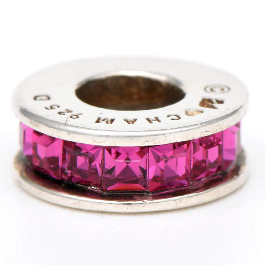 Sterling Chamilia Charms & Beads Flicker Bead - Fuchsia - No Box by Swarovski-1