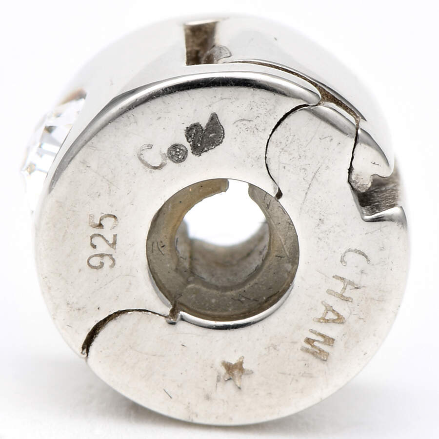 Sterling Chamilia Charms & Beads Jeweled Clear Lock Bead - No Box by Swarovski-2