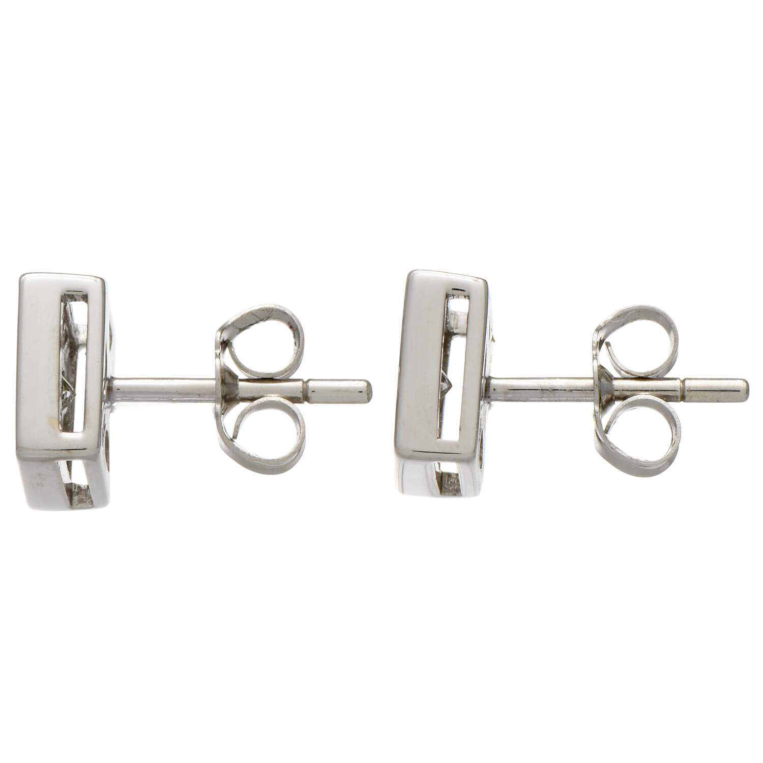 18KW Diamond(0.76) Stud Earrings-2