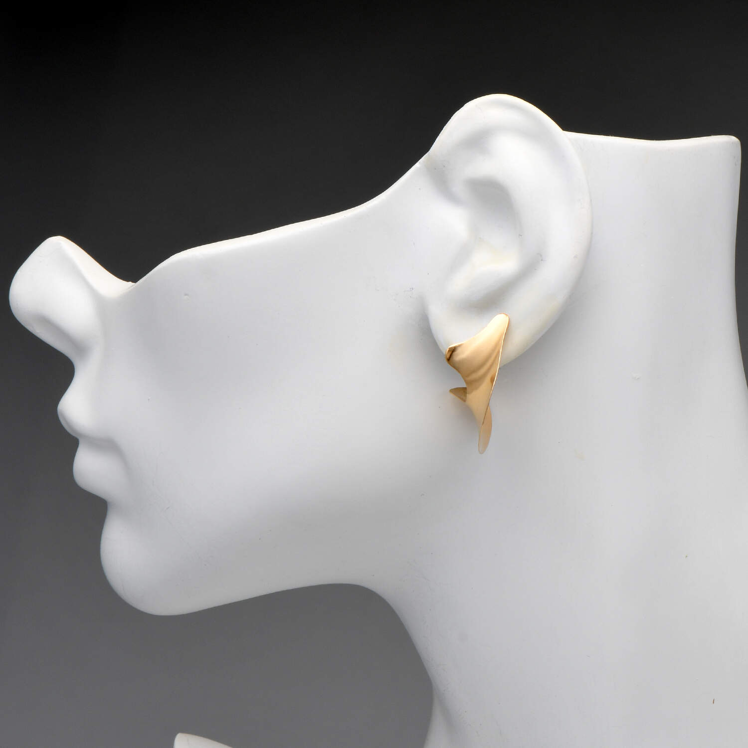 14KY Timothy Grannis Modernist Gold Earrings-3