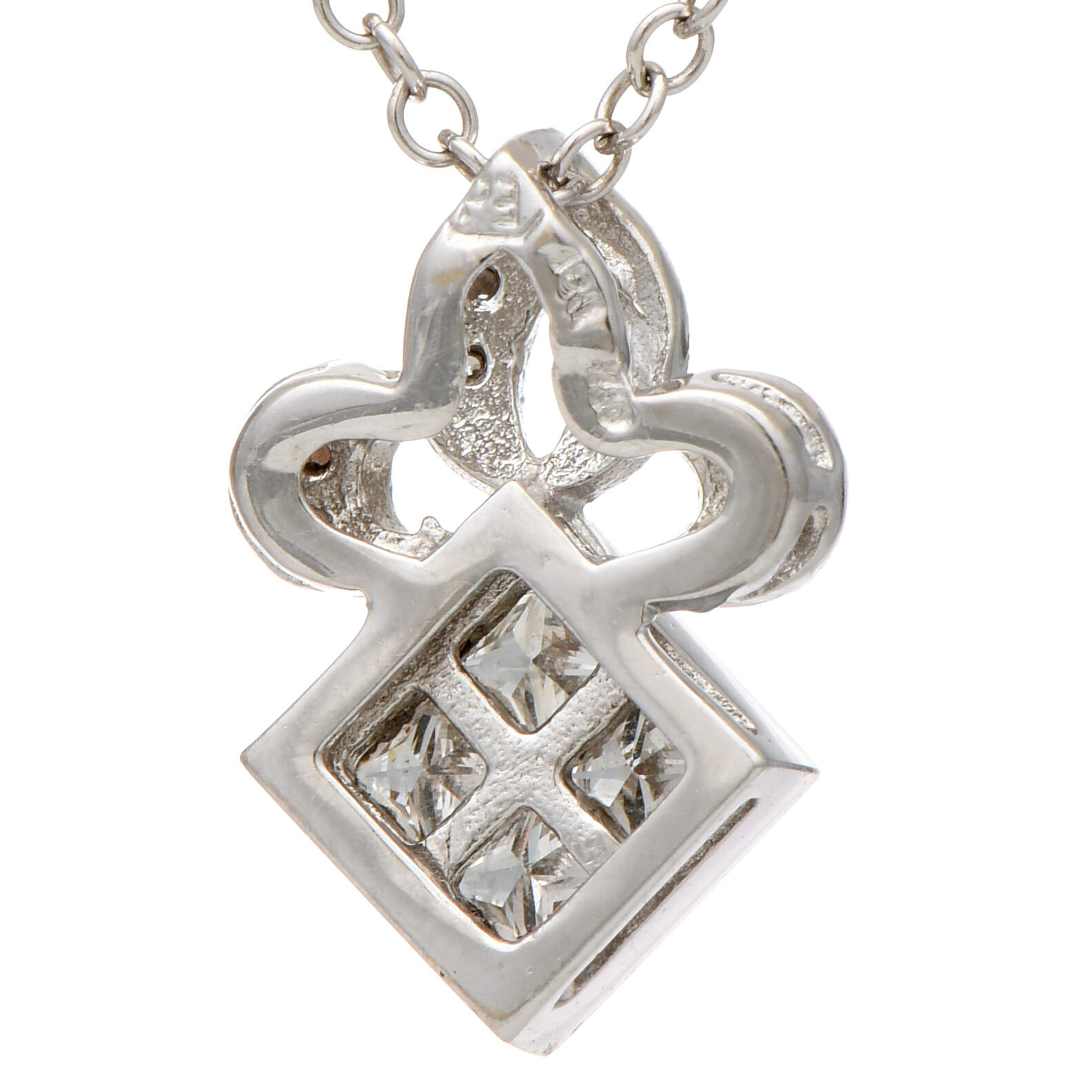 14/18KW Diamond(0.45) Necklace-2