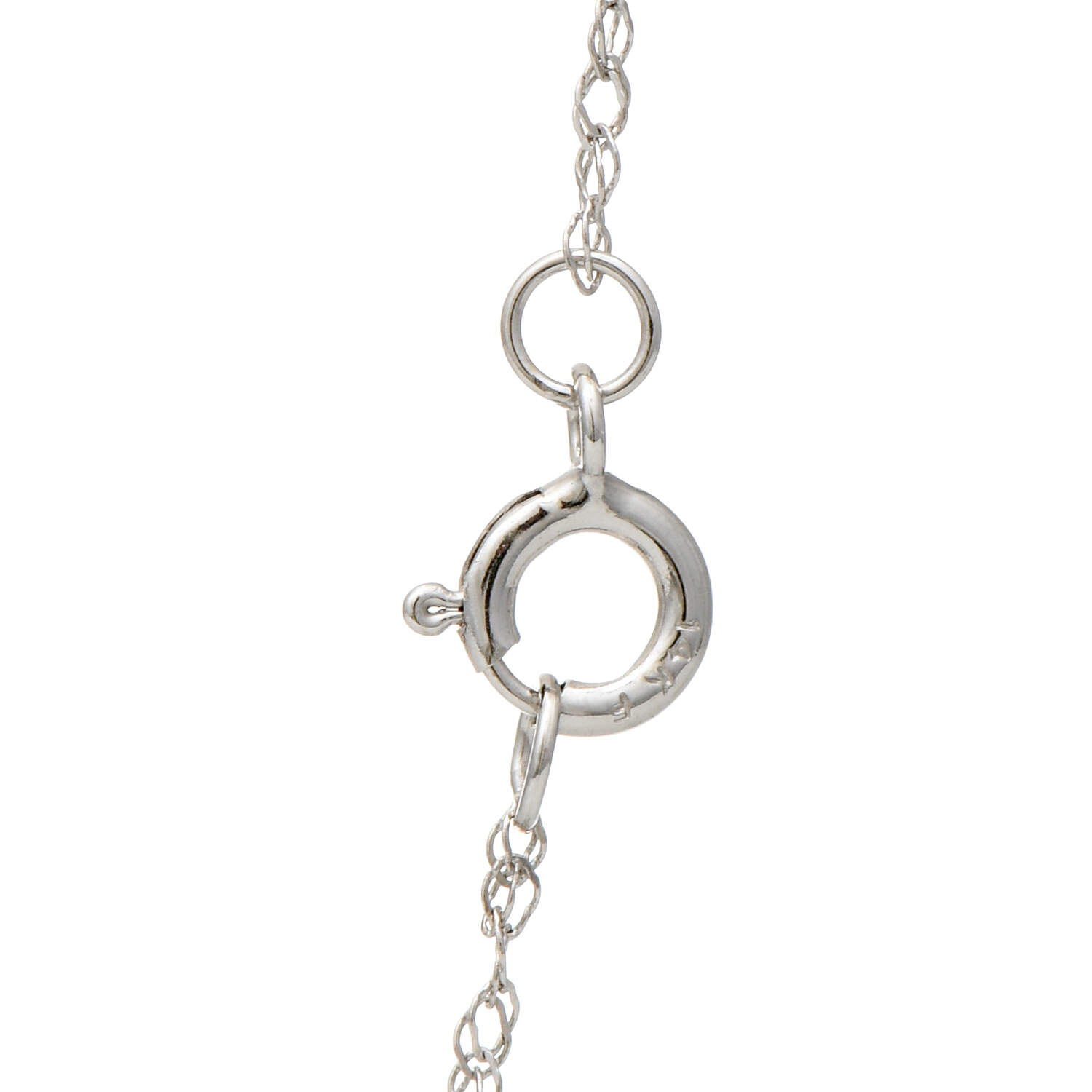14KW Diamond(0.11) Cross Necklace-3