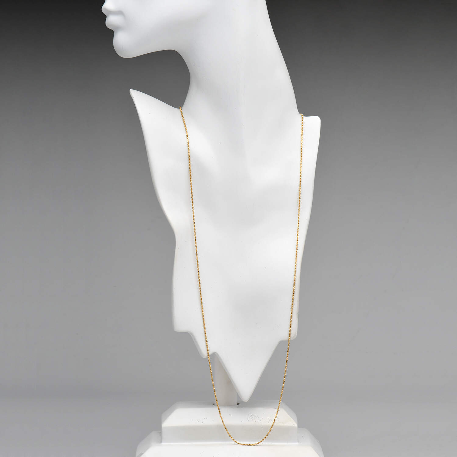 14KY Rope Chain Necklace-3