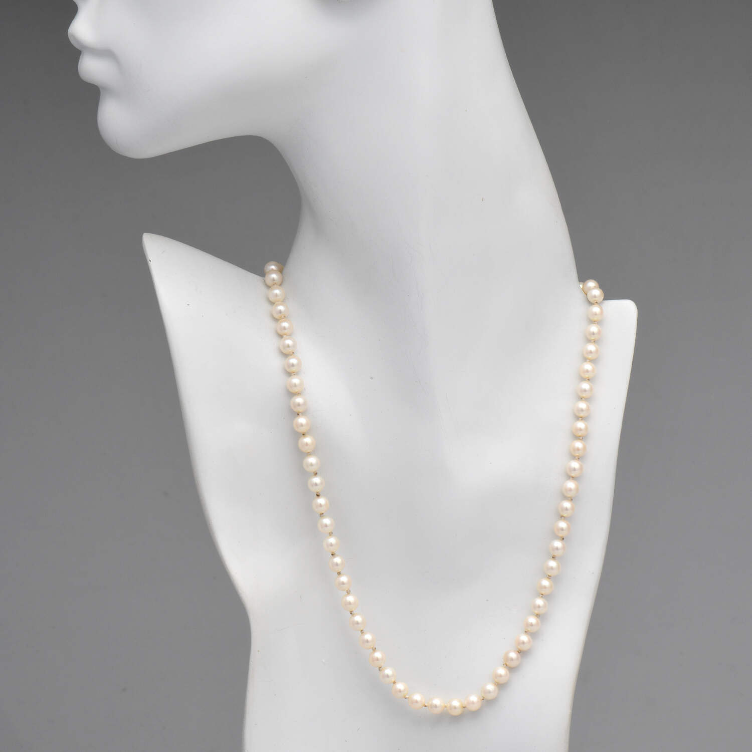14KW Akoya Pearl(5.6-5.8 mm) Strand Necklace-3