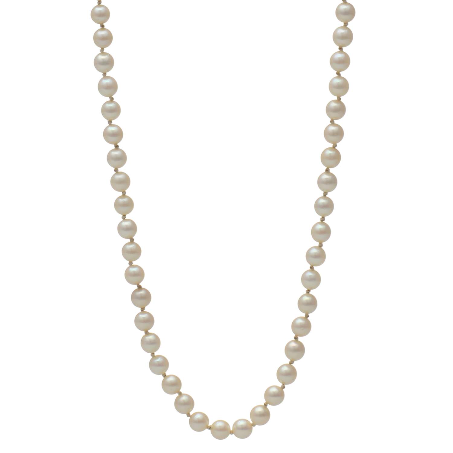 14KW Akoya Pearl(5.6-5.8 mm) Strand Necklace-1